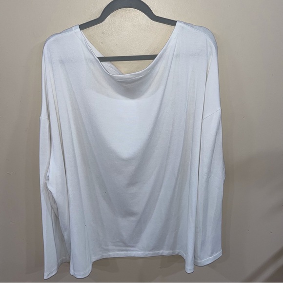 Allsaints white long sleeve top - Picture 3 of 6